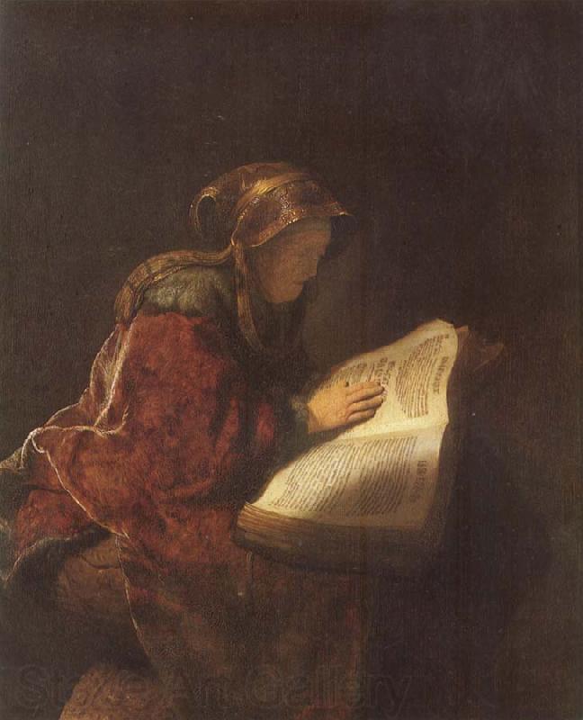 REMBRANDT Harmenszoon van Rijn Rembrandt-s Mother as the Biblical Prophetess Hannab Norge oil painting art